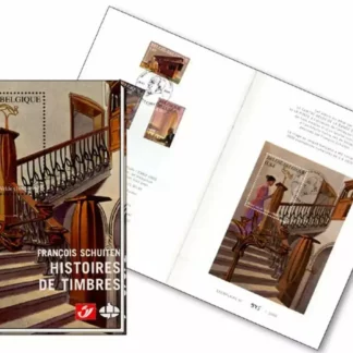 Histoires de timbres François Schuiten tirage limité /2000 CBBD