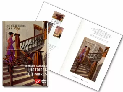 Histoires de timbres François Schuiten tirage limité /2000 CBBD