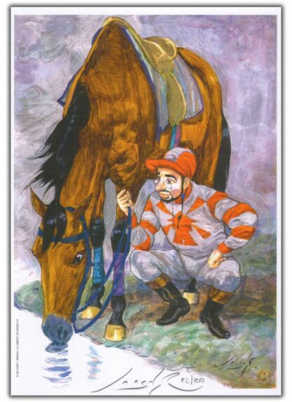 Smudja, Le Bordel des Muses, Ex-libris offset signé, Jockey