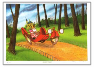 Turf, La Nef des Fous, Ex-libris offset signé, Elastomobile