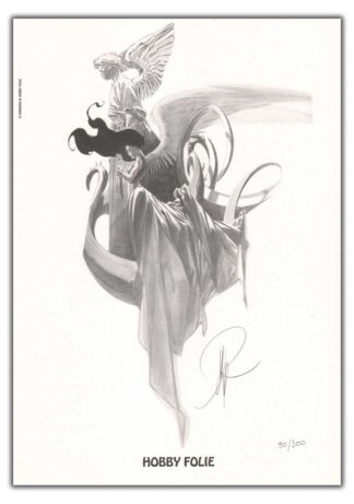 Paradis Perdu - Ange - Ex-libris signé - Alberto Varanda