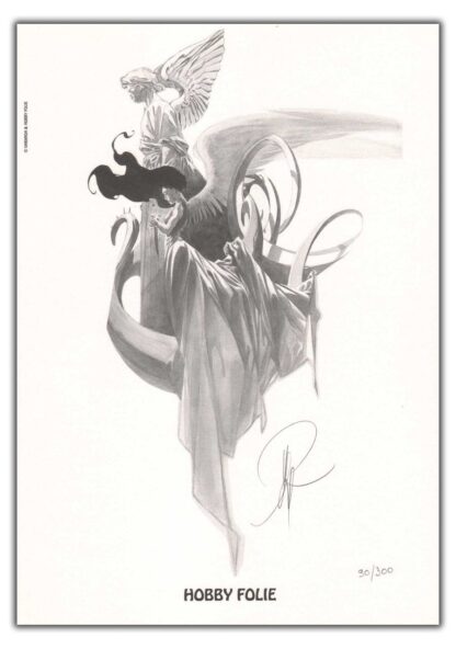 Paradis Perdu - Ange - Ex-libris signé - Alberto Varanda
