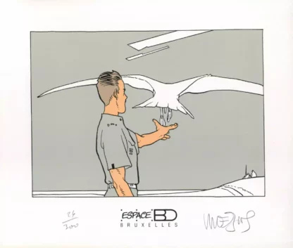 ex libris Moebius signé Major Fatal
