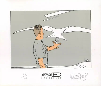 ex libris Moebius signé Major Fatal