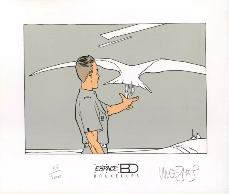 ex libris Moebius signé Major Fatal