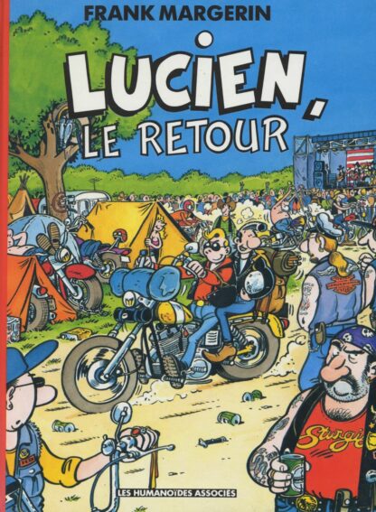 Lucien, Margerin, Bd à prix mini, EO, Lucien, le retour (titre en blanc)