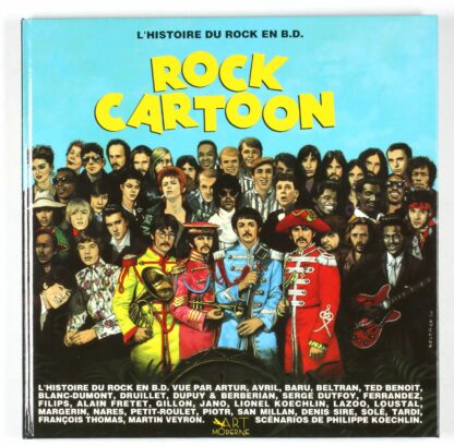 L'histoire du rock en BD (couverture de Beltran) : Bd à prix Mini : Collectif : Rock Cartoon