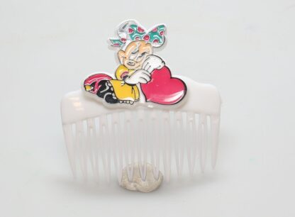 Minnie coeur Peigne blanc Disney