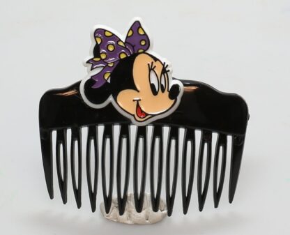 Peigne noir Minnie profil Disney