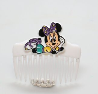 Minnie couchée Peigne blanc Disney