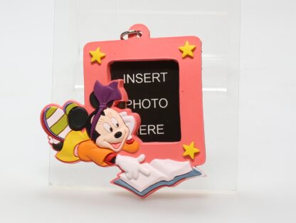 Minnie Cadre rose Porte-clé en plastique Disney