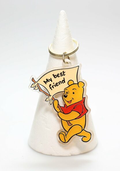Winnie My best friend blanc Porte-clés Disney