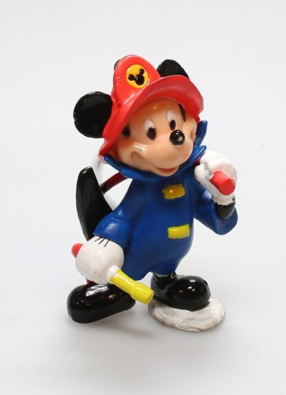 Mickey Pompier Porte-clé Figurine en plastique Disney