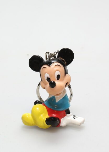 Mickey assis Porte-clé Figurine en plastique Disney