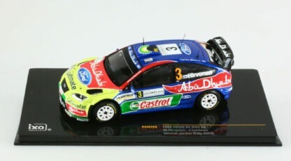 Ford Focus RS WRC #3, M.Hirvonen - J.Lehtinen, Winner Jordanie Rallye 2008, Ixo, 1/43