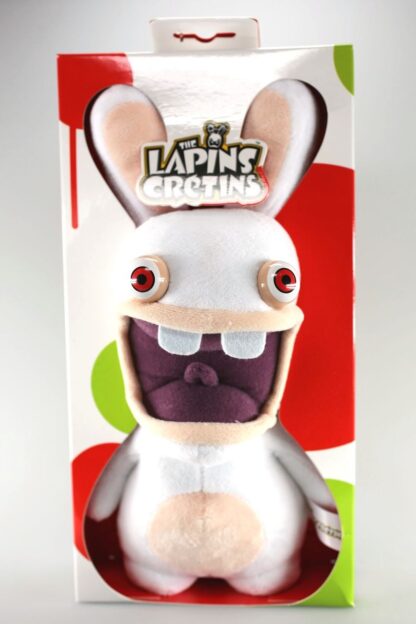 Lapin Crétin, Peluche, Yeux rouges (moyen)