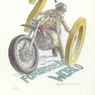 Affiche Jérémiah signée Hermann 20 ans Forbidden Zone