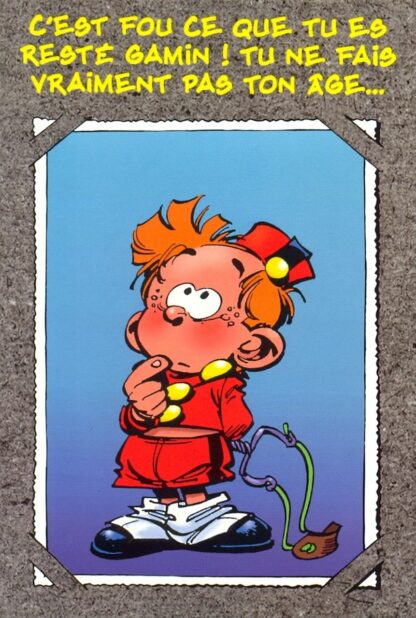 Le Petit Spirou : Carte Postale : Tu finiras par atteindre des sommets... !