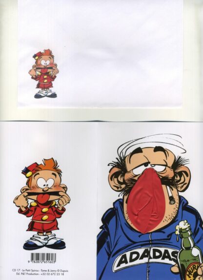 Le Petit Spirou - Carte Postale - Mr. Megot (Ballon) nez