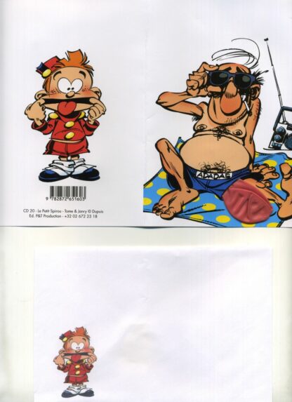Le Petit Spirou - Carte Postale - Mr. Megot (Ballon) short