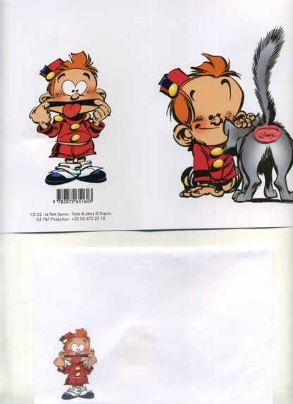 Le Petit Spirou - Carte Postale - Le Chat (Ballon)