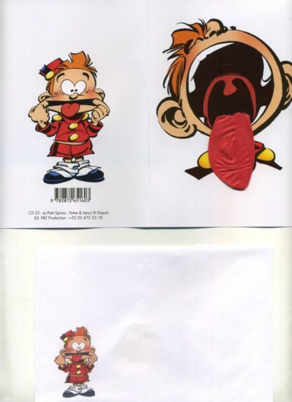Le Petit Spirou - Carte Postale - (Ballon) Langue