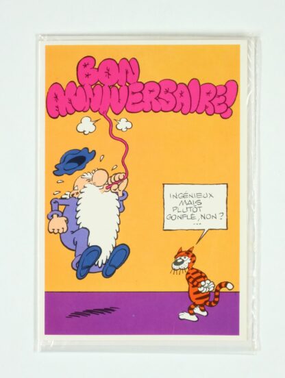 Léonard est un génie : Carte postale : Ingénieux mais plutôt gonflé, non ?
