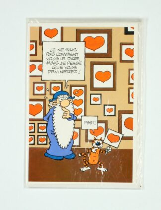 Léonard est un génie : Carte postale : Je ne sais pas comment vous le dire mais je pense que vous devinerez !