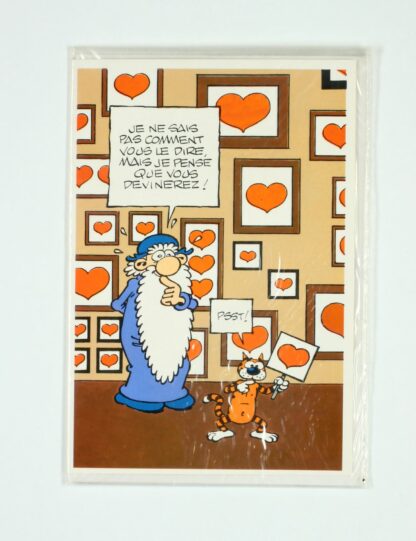 Léonard est un génie : Carte postale : Je ne sais pas comment vous le dire mais je pense que vous devinerez !
