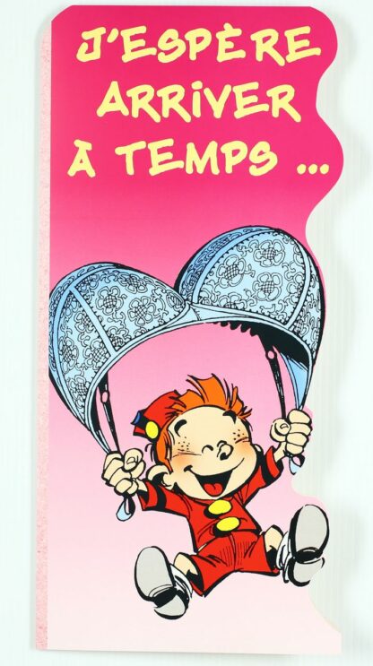 Le petit Spirou : Carte Postale XL : J'espère arriver à temps...