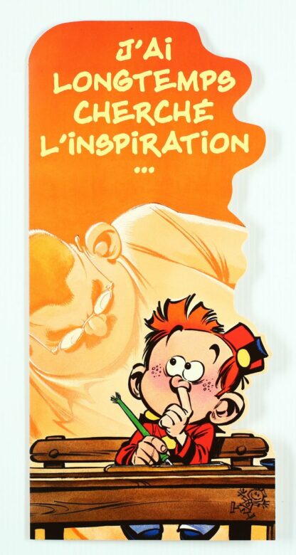 Le petit Spirou : Carte Postale XL : J'ai longtemps cherché l'inspiration...