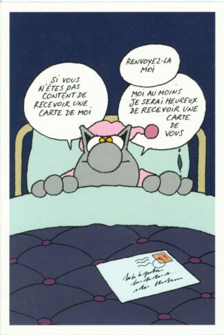 Le Chat Carte postale Retour heureux