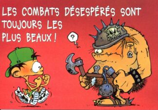 Kid Paddle : Carte Postale : Les combats désespérés sont toujours les plus beaux !
