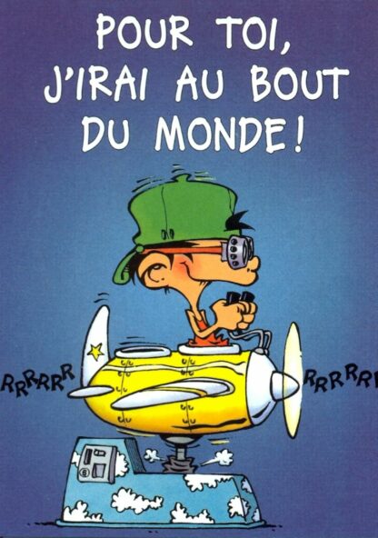 Kid Paddle : Carte Postale : Pour toi, j'irai au bout du monde !