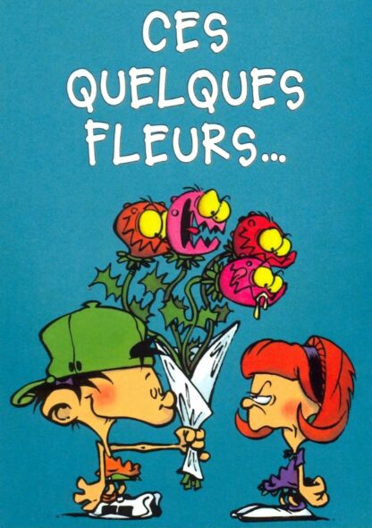 Kid Paddle : Carte Postale : Ces quelques fleurs...