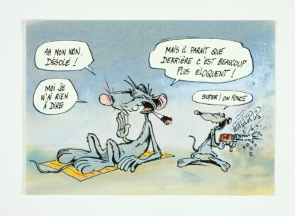 Les Rat's, Ptiluc, Carte postale, Ah non, désolé ! Moi je n'ai rien à dire !