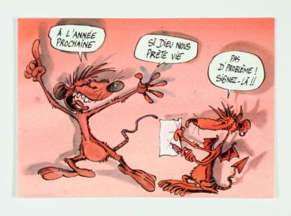 Les Rat's, Ptiluc, Carte postale, A l'année prochaine si Dieu nous prête vie