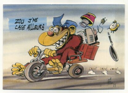 Les Rat's, Ptiluc, Carte postale, Zou j'me casse ailleurs