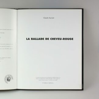 La dame Noire : Auclair : Album Biographie 'La ballade de cheveux-rouge'-4