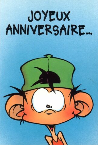 Kid Paddle : Carte Postale : Joyeux anniversaire... Poil aux vers de terre !