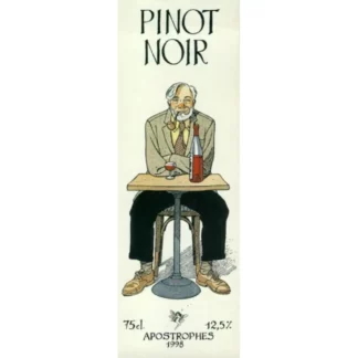 Blake et Mortimer, Juillard, Etiquette de vin, Pinot noir 1998