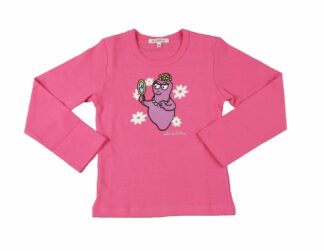 T-shirt Enfant Barbapapa Miroir manches longues rose : taille 152/158