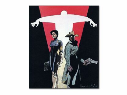 Yoann, Ninie Rezergoude, Ex-libris offset signé, Duo et Ombre