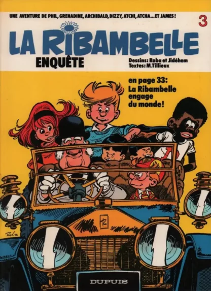 La Ribambelle Tome 3 La Ribambelle enquête Roba Réédition Dupuis