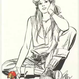 Ex-libris La Survivante La pomme rouge Gillon