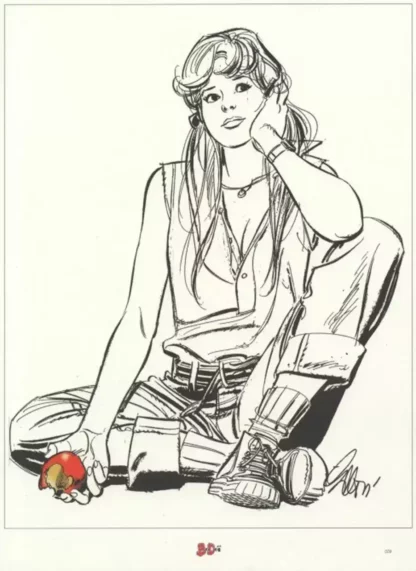 Ex-libris La Survivante La pomme rouge Gillon