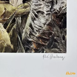 laiyna-ancien-affiche-signee-hausman-signature