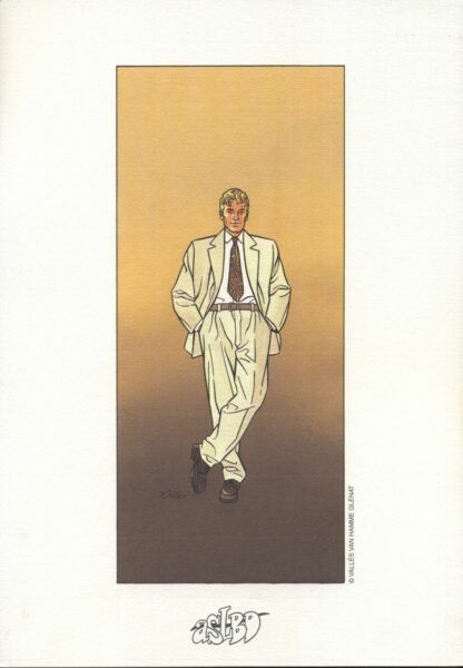 Vallès, Les maîtres de l'Orge, Ex-libris offset, Homme
