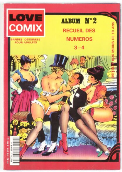 BD strictement pour adultes, Love comix n 2, Recueil de 2 numéros