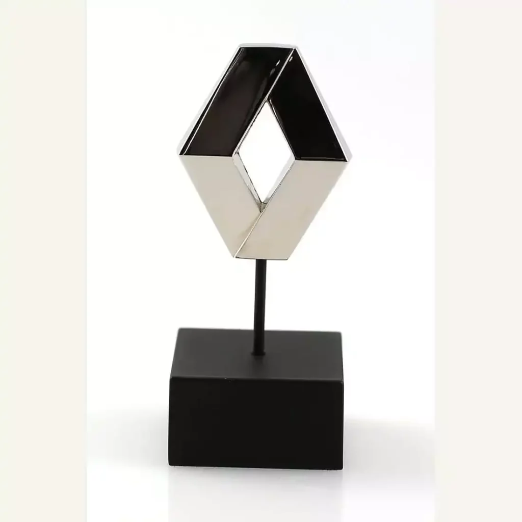 Logo Renault miniature 3D 6,5 cm